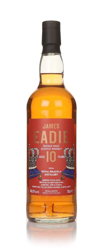 Royal Brackla 10 Year Old Bottled 2024 Cask #1598 & #303564 Small Batch James Eadie Single Malt Scotch Whisky | 700ML - Whiskey