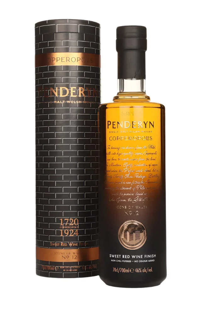 Penderyn Copperopolis (Icons of Wales) Single Malt Welsh Whisky | 700ML - Whiskey