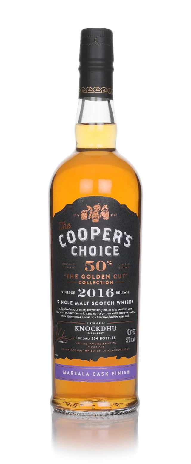 Knockdhu 9 Year Old 2016 - The Cooper's Choice The Golden Cut Collection Single Malt Scotch Whisky | 700ML