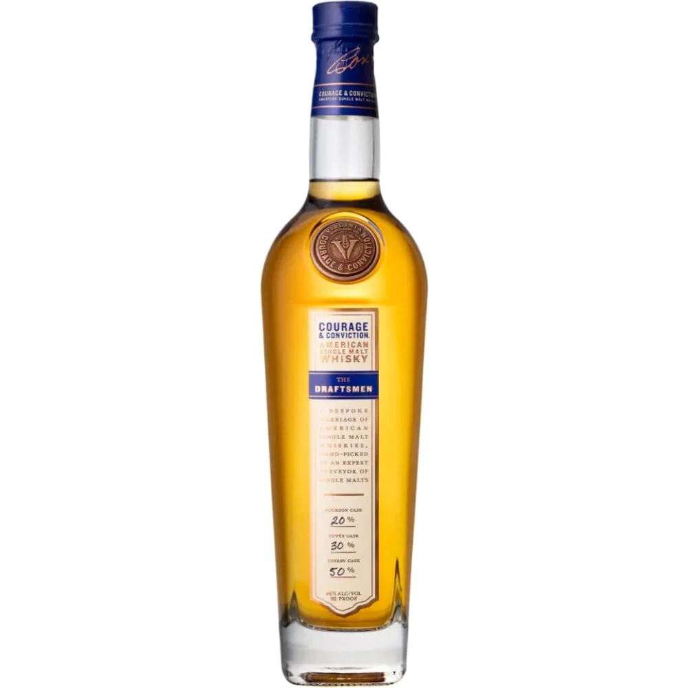 Courage & Conviction The Draftsmen Single Malt Whisky - Whiskey