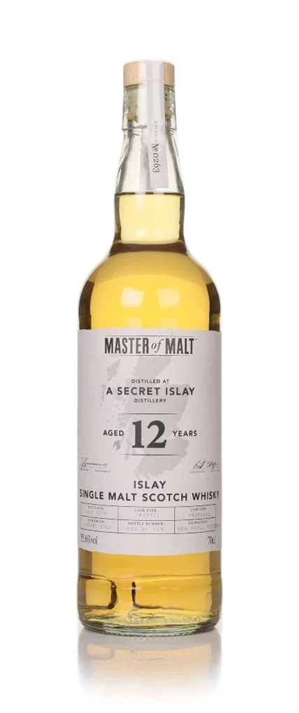 Secret Islay Distillery 12 Year Old 2012 (Private Label) Single Malt Scotch Whisky | 700ML - Whiskey