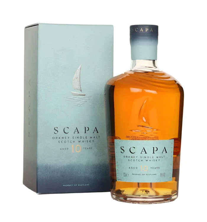 Scapa 10 Year Old Single Malt Scotch Whisky | 700ML - Whiskey