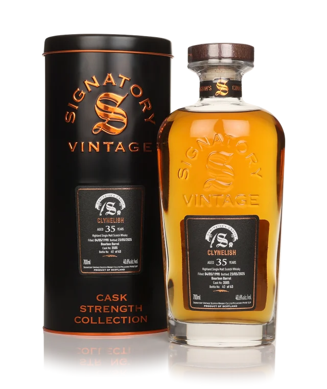 Clynelish 35 Year Old 1990 Cask #3505 - Cask Strength Collection (Signatory) Single Malt Scotch Whisky | 700ML