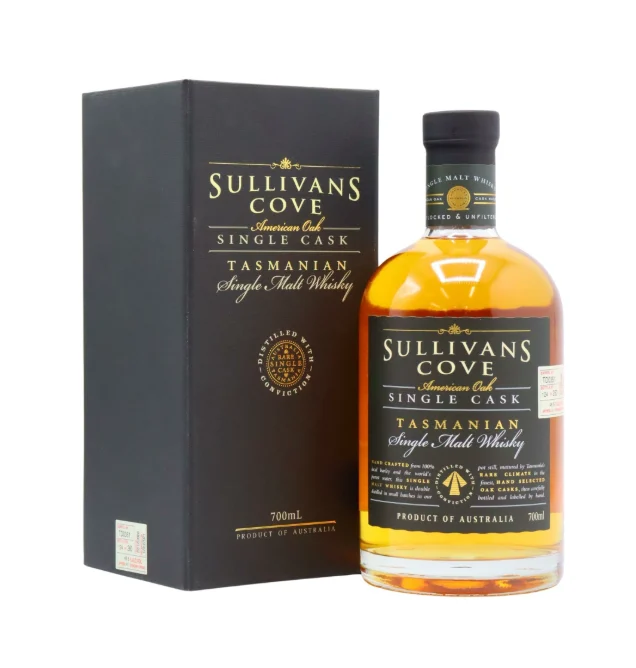 Sullivans Cove American Oak Ex Bourbon Single Cask #0351 12 Year Old 2008 Vintage Single Malt Whisky | 700ML - Whiskey