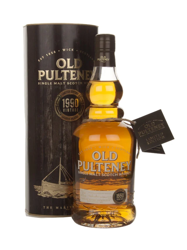 Old Pulteney 1990 Vintage Limited Edition Single Malt Scotch Whisky | 700ML - Whiskey