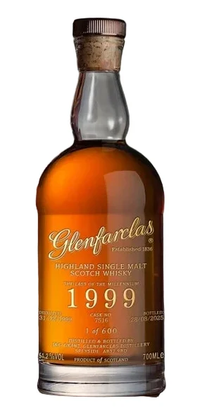 Glenfarclas 25 Year Old Millenium Release Single Malt Scotch Whisky | 700ML - Whiskey