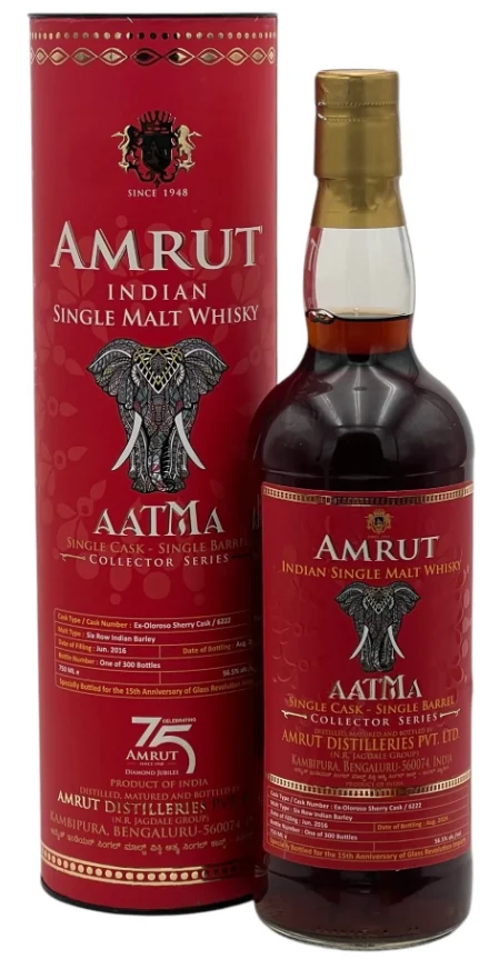 Amrut Aatma Sherry Cask 2024 Collector's Series Single Malt Indian Whisky - Whiskey