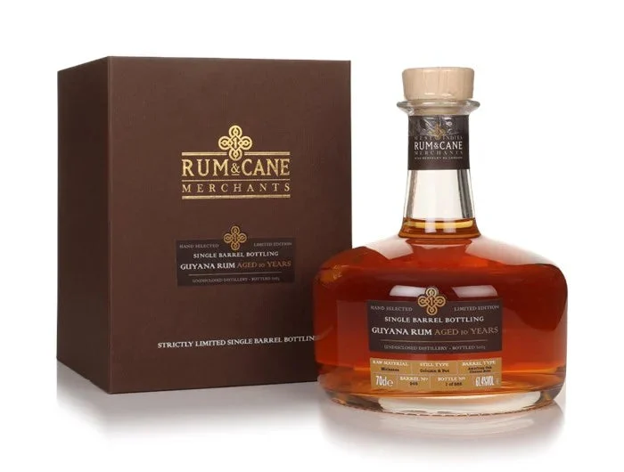 Guyana 10 Year Old Cask #949 West Indies Rum & Cane Merchants Strictly Limited Single Barrel Bottling Rum | 700ML