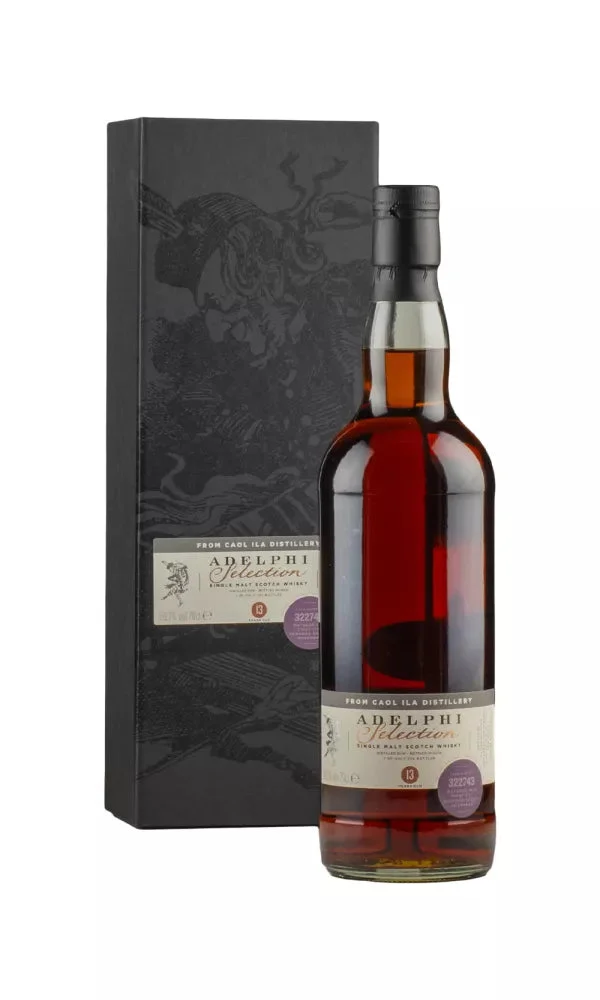 Caol Ila 13 Year Old Adelphi 2010 Single Malt Scotch Whisky | 700ML - Whiskey