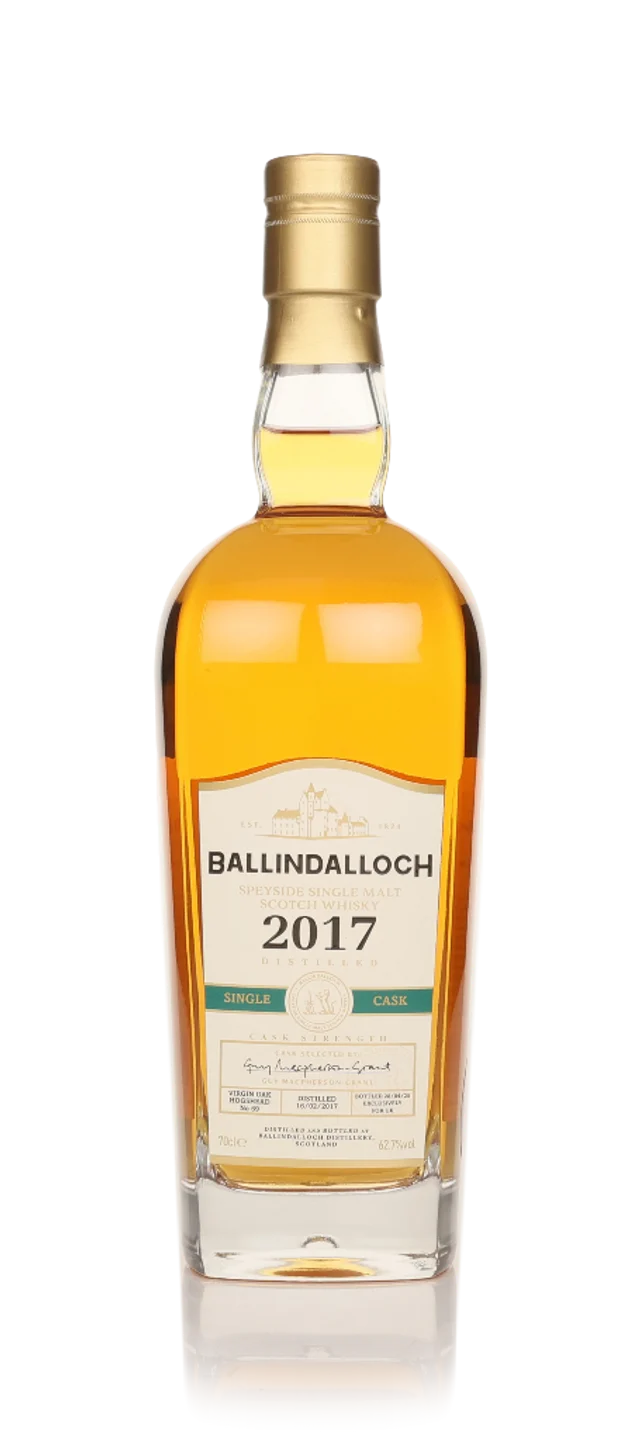 Ballindalloch 2017 Refill Virgin Oak Hogshead Single Cask Number 69 Single Malt Scotch Whisky | 700ML - Whiskey
