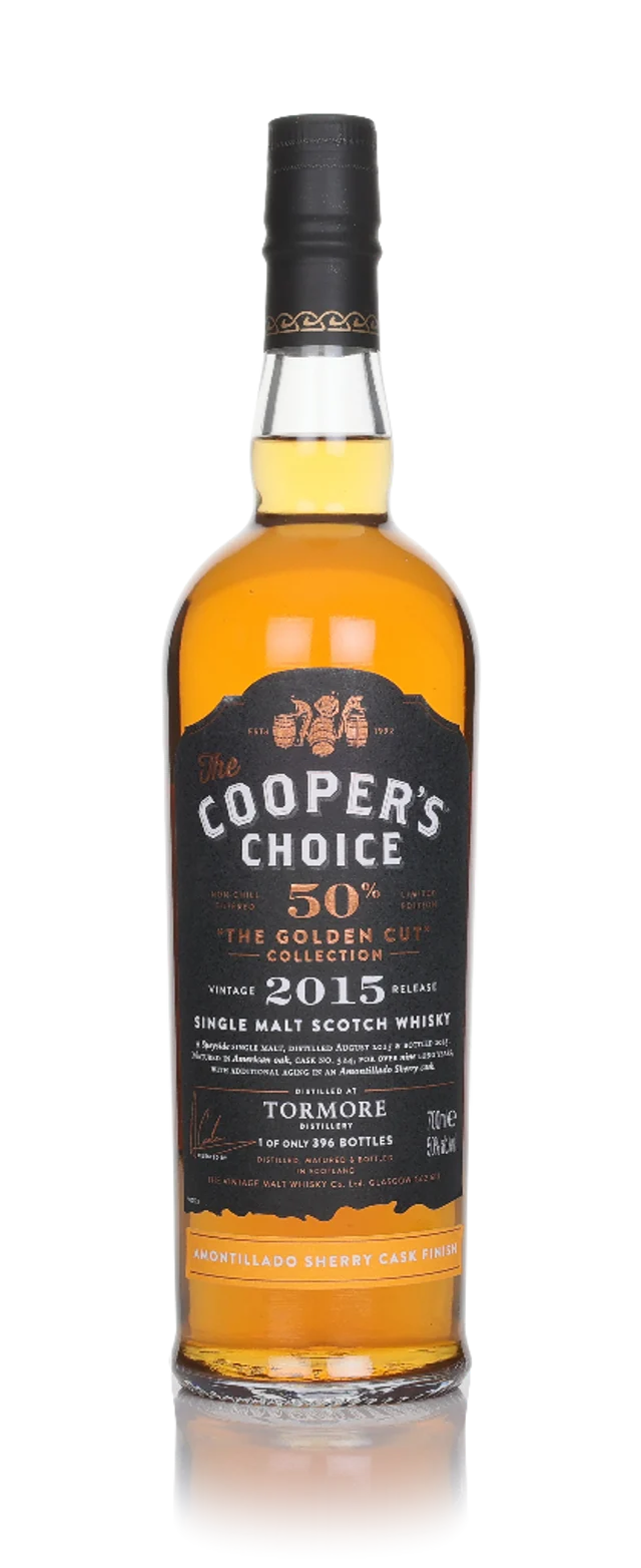 Tormore 9 Year Old 2015 - The Cooper's Choice The Golden Cut Collection Single Malt Scotch Whisky | 700ML