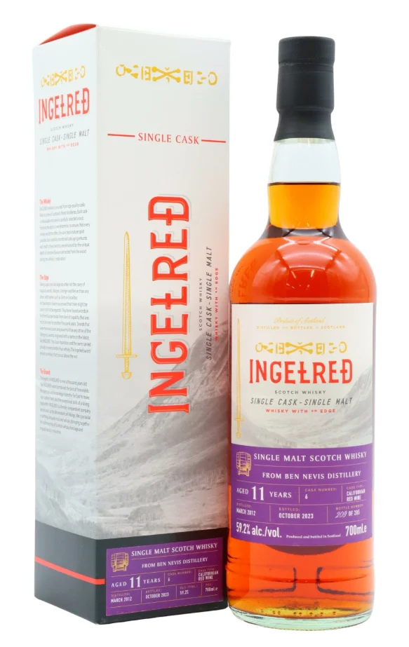 Ben Nevis Ingelred Single Cask #6 11 Year Old 2012 Vintage Single Malt Scotch Whisky | 700ML - Whiskey
