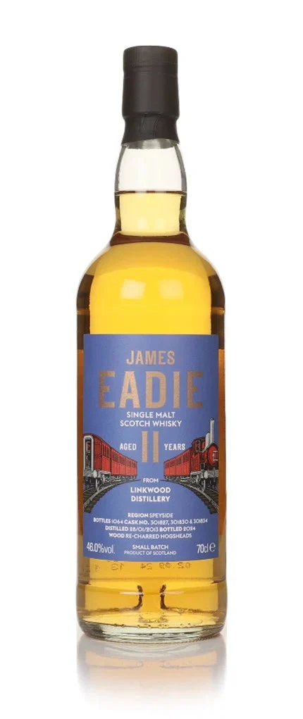 Linkwood 11 Year Old Cask #301827, #301830 & #301834 Small Batch James Eadie Single Malt Scotch Whisky | 700ML - Whiskey