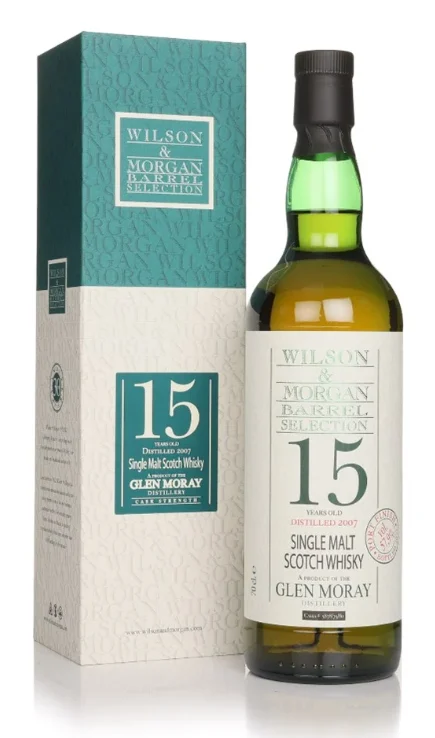 Glen Moray 15 Year Old 2007 Bottled 2022 Wilson & Morgan Single Malt Scotch Whisky | 700ML - Whiskey