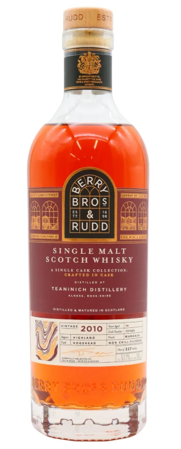 Teaninich Berry Bros & Rudd - Crafted In Cask - Margaux Wine Finish 14 Year Old · 2010 Vintage Single Malt Scotch Whisky | 700ML
