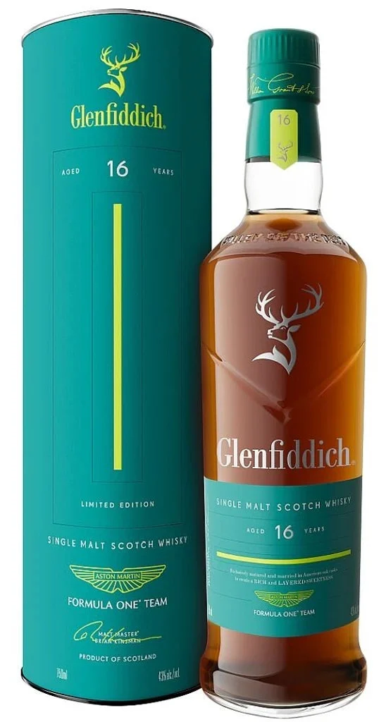 Glenfiddich Limited Edition Aston Martin 16 Year Old Single Malt Scotch Whisky - Whiskey