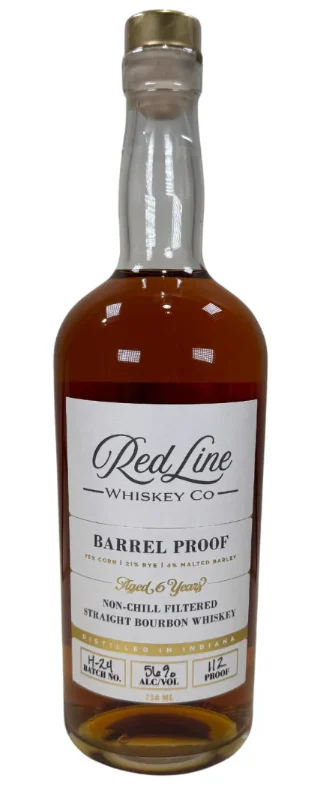 Red Line Small Batch 6 Year Old Barrel Proof Bourbon Whiskey