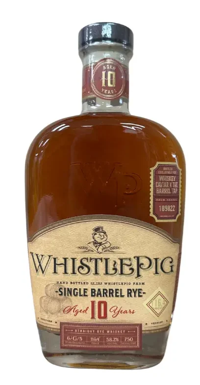 WhistlePig 10 Year Old Pork Fiction Single Barrel Rye Whiskey