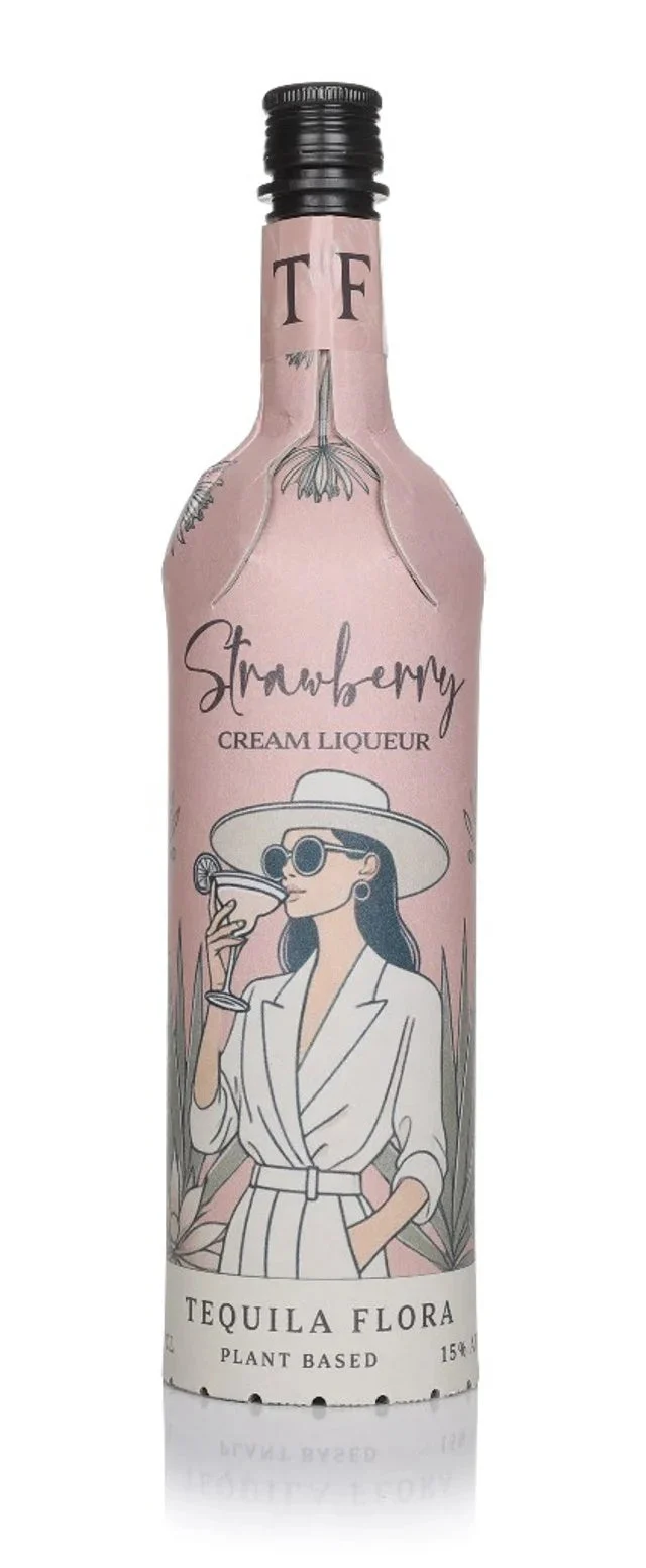 Tequila Flora Strawberry Cream Liqueur | 700ML