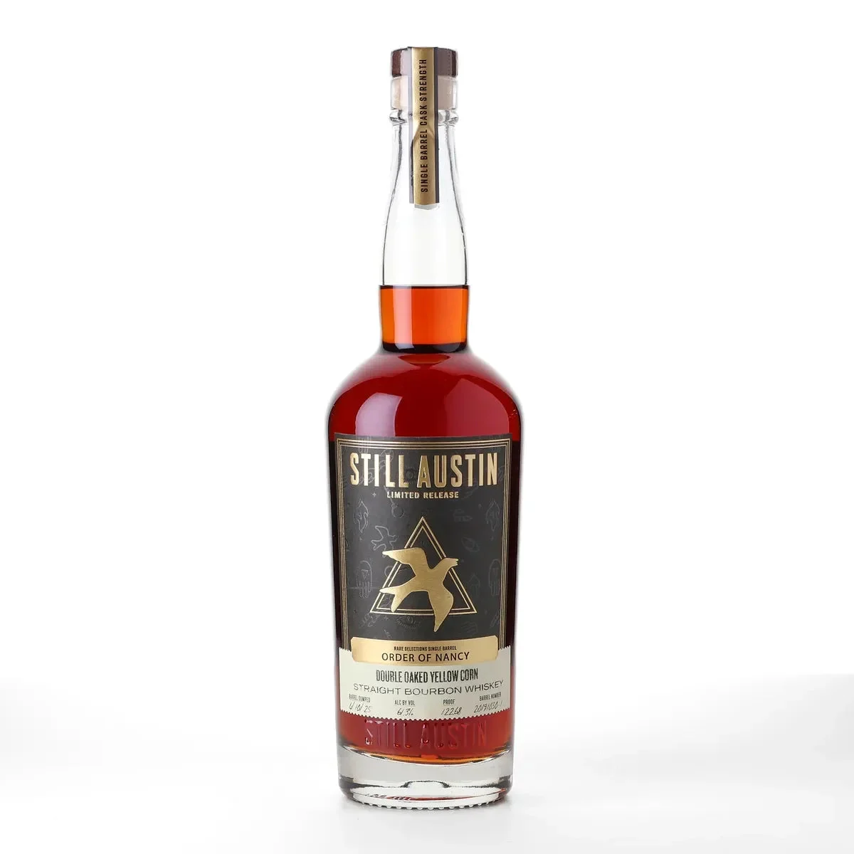 Still Austin Double Oaked Yellow Corn Order of Nancy Private Barrel Straight Bourbon Whiskey