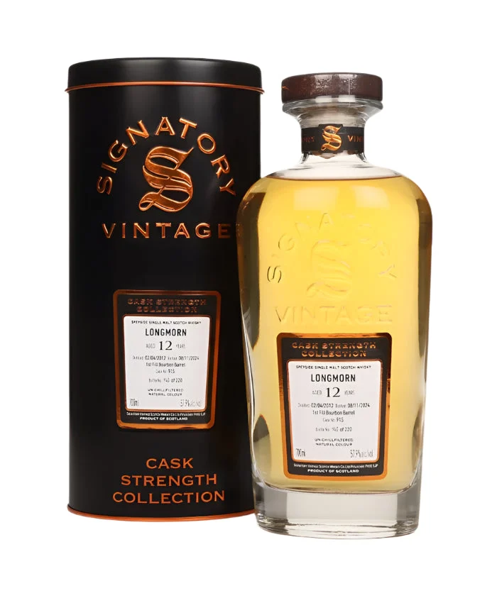 Longmorn 12 Year Old 2012 Cask #915 - Cask Strength Collection (Signatory) Single Malt Scotch Whisky | 700ML