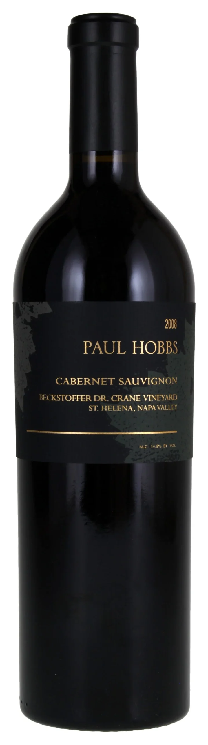2008 | Paul Hobbs | Beckstoffer Dr. Crane Vineyard Cabernet Sauvignon - Wine