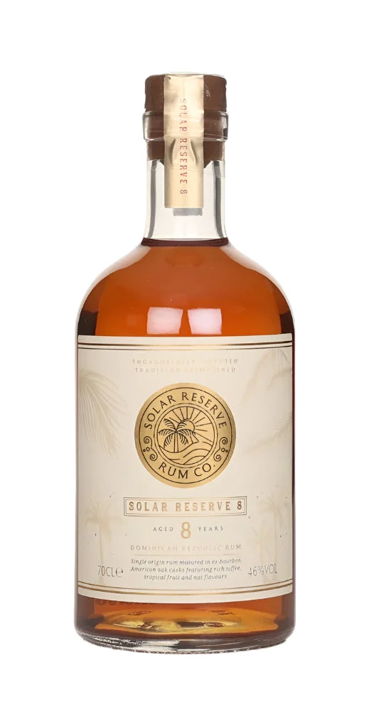 Solar Reserve 8 - Single Origin 8 Year Old Dominican Republic Rum | 700ML