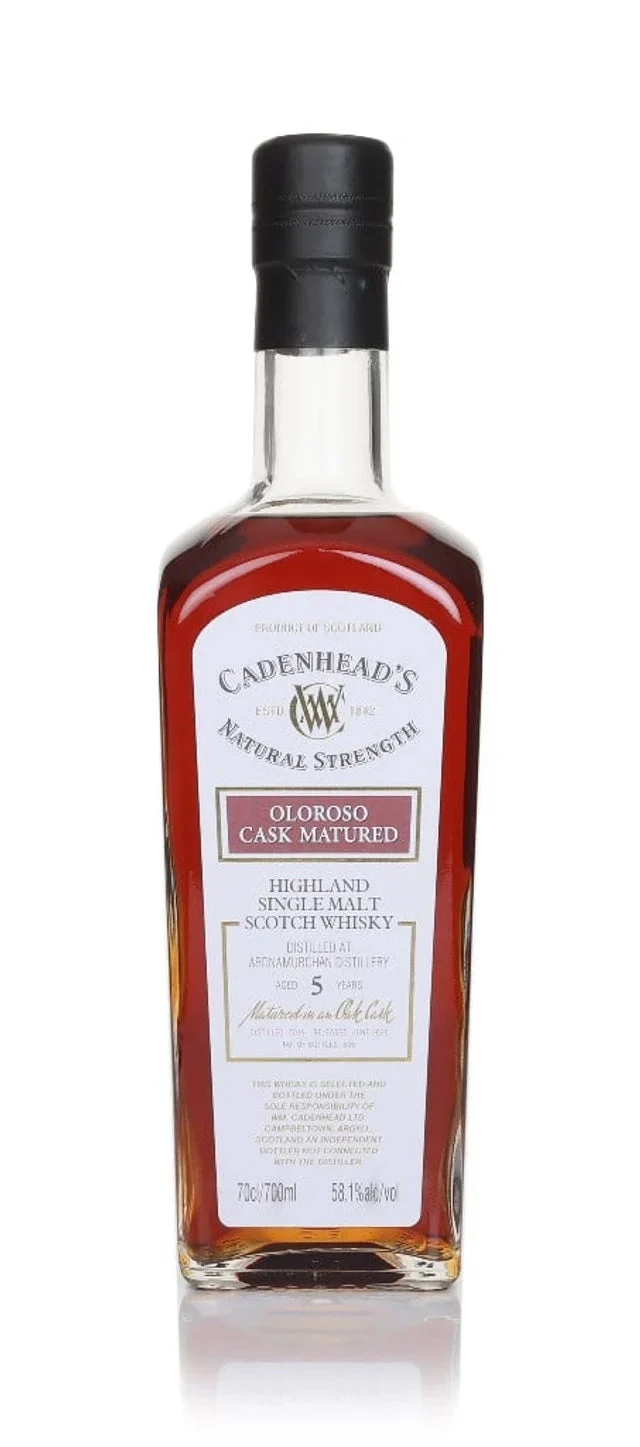 Ardnamurchan 5 Year Old 2019 - Cadenhead's Natural Strength Single Malt Scotch Whisky | 700ML
