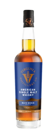 Virgina Distillery Blue Ridge Select Single Malt Whisky - Whiskey