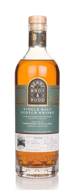 Tobermory 16 Year Old 2008 Cask #3082 Coasts & Shores Berry Bros. & Rudd Single Malt Scotch Whisky | 700ML - Whiskey