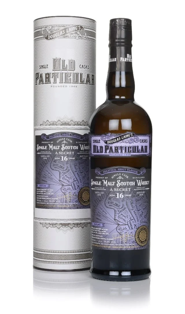 Secret Highland 16 Year Old 2009 Fanatical About Flavour Cask Strength - Old Particular (Douglas Laing) Single Malt Scotch Whisky | 700ML