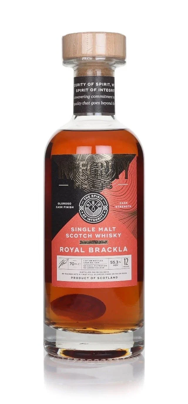 Royal Brackla 12 Year Old 2013 - Oloroso Finish (Integrity Malts) Single Malt Scotch Whisky | 700ML