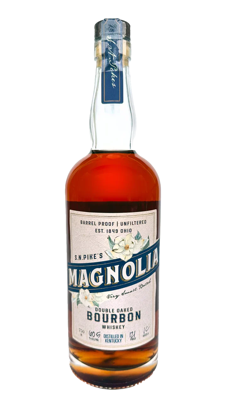 S.N. Pike's Magnolia | Double Oaked Small Batch 1C | Barrel Proof Bourbon Whiskey