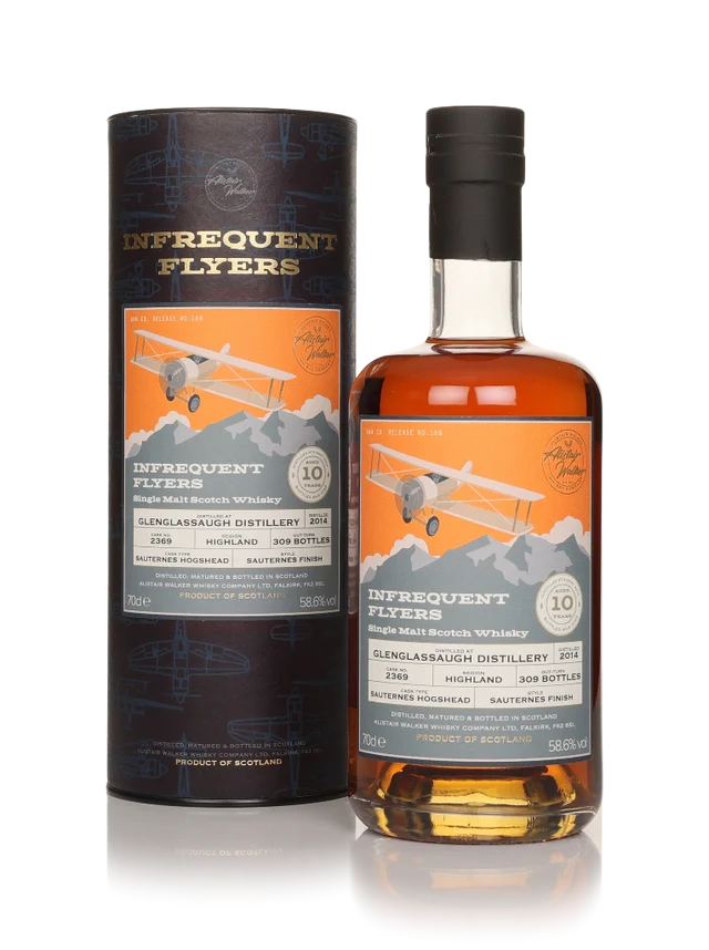 Glenglassaugh 10 Year Old 2014 Cask #2369 - Infrequent Flyers (Alistair Walker) Single Malt Scotch Whisky | 700ML