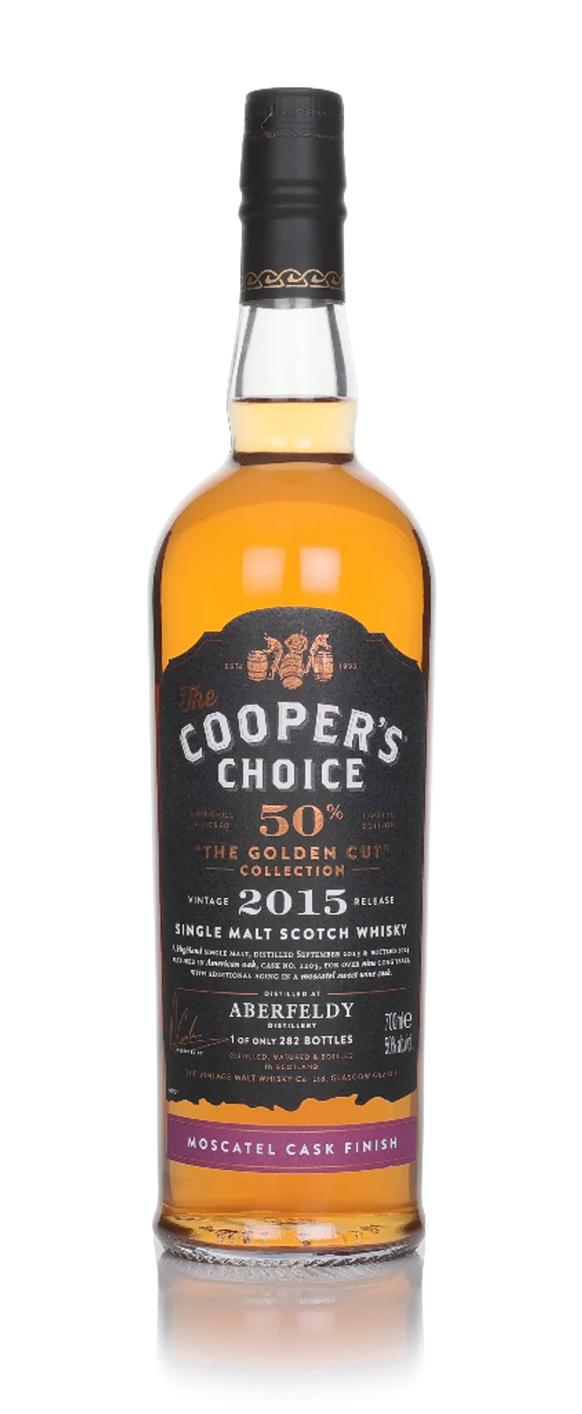 Aberfeldy 9 Year Old 2015 - The Cooper's Choice The Golden Cut Collection Single Malt Scotch Whisky | 700ML