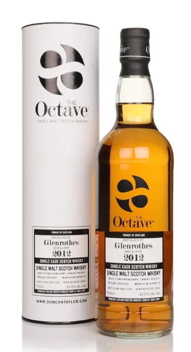 Glenrothes 12 Year Old Cask #4941676 The Octave Duncan Taylor Single Malt Scotch Whisky | 700ML - Whiskey