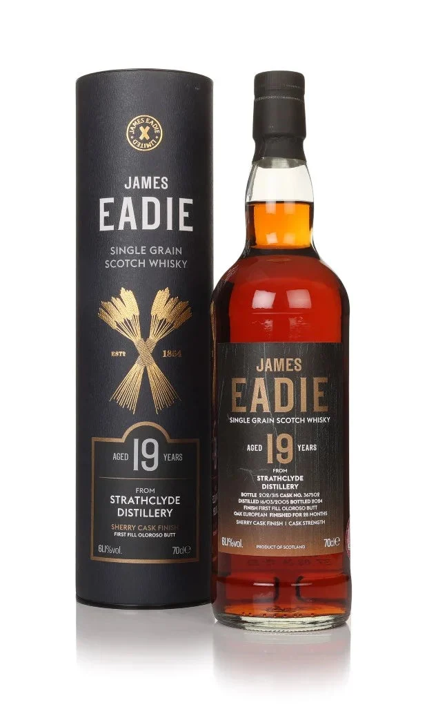 Strathclyde 19 Year Old 2005 Cask #367502 James Eadie Single Grain Scotch Whisky | 700ML - Whiskey
