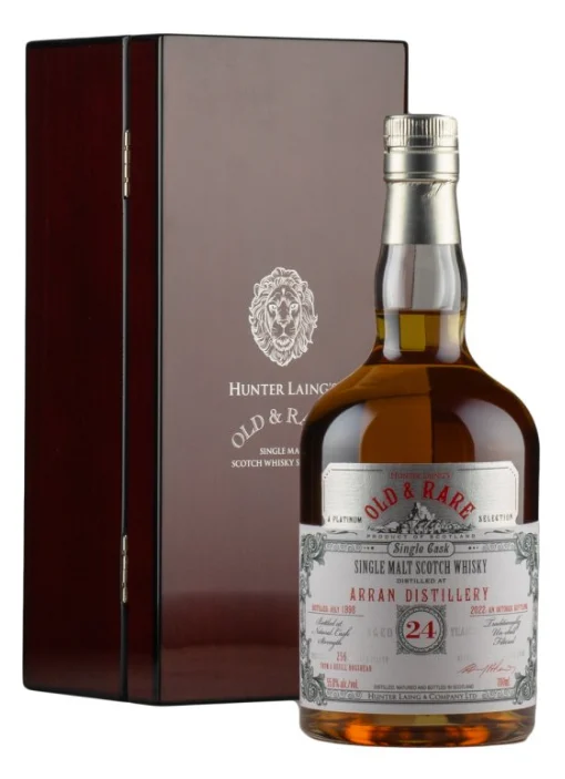 Arran 24 Year Old Old and Rare Hunter Laing 1998 Single Malt Scotch Whisky | 700ML - Whiskey