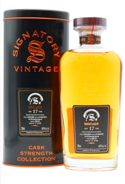 Mortlach Signatory Vintage Symington's Choice Single Cask #800123 17 Year Old · 2008 Vintage Single Malt Scotch Whisky | 700ML - Whiskey