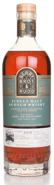 Caol Ila 14 Year Old 2010 Cask #311739 Coasts & Shores Berry Bros. & Rudd Single Malt Scotch Whisky | 700ML - Whiskey