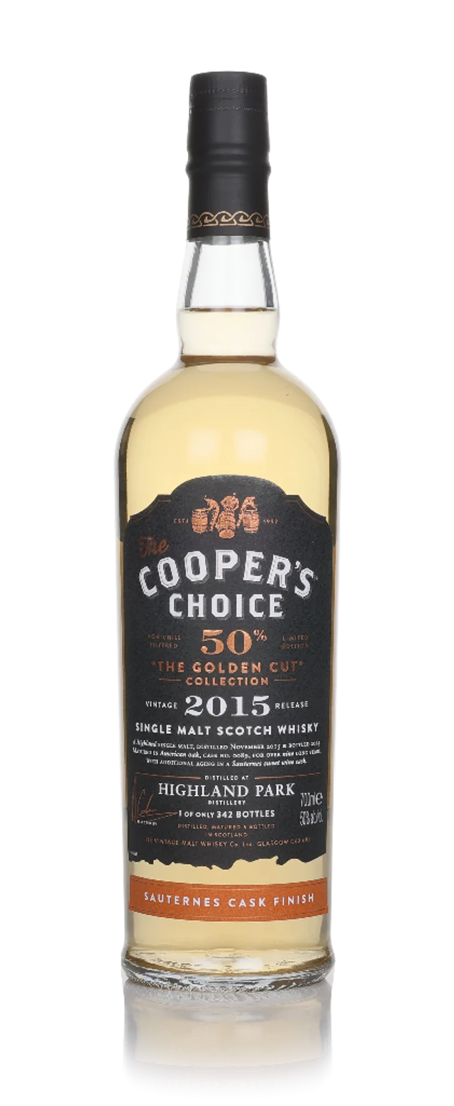 Highland Park 9 Year Old 2015 - The Cooper's Choice The Golden Cut Collection Single Malt Scotch Whisky | 700ML