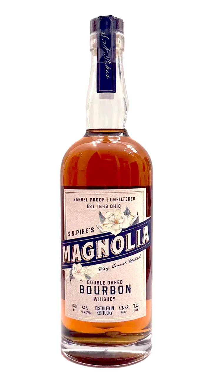 S.N. Pike's Magnolia | Double Oaked Small Batch 2C | Barrel Proof Bourbon Whiskey