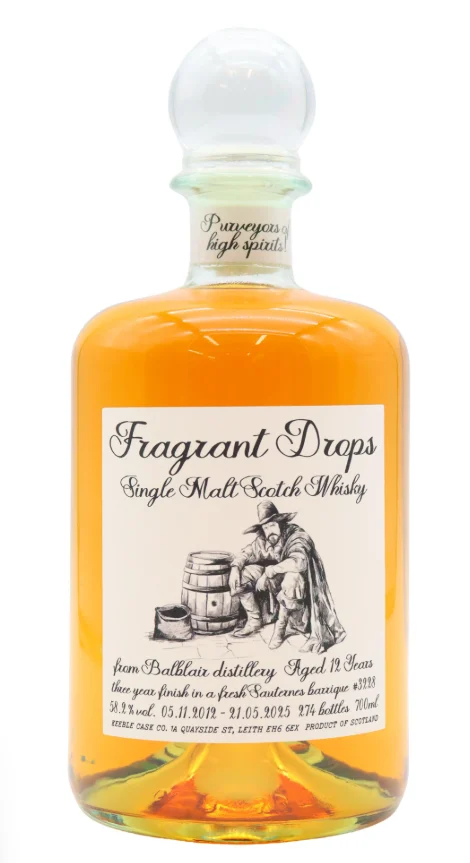 Balblair Fragrant Drops Single Cask #3228 12 Year Old · 2012 Vintage Single Malt Scotch Whisky | 700ML - Whiskey