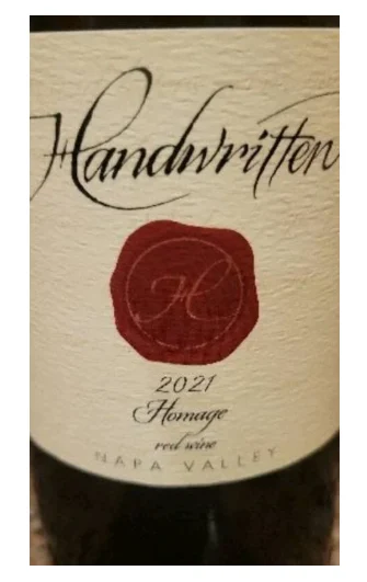 2021 | Handwritten | Homage - Wine