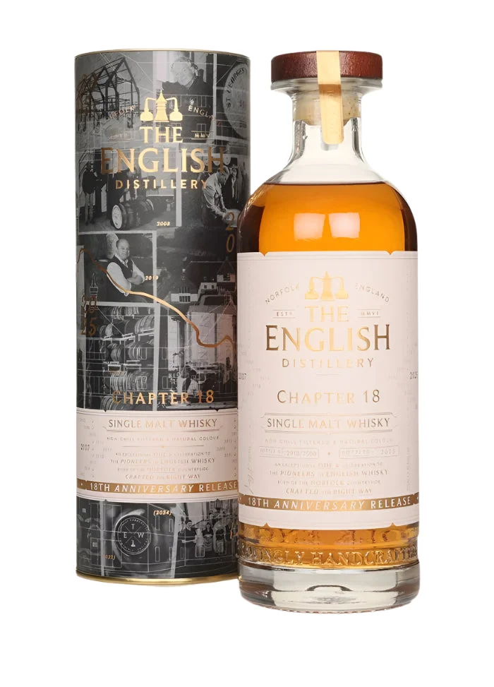 The English 18th Anniversary Release Chapter 18 Single Malt Whisky | 700ML - Whiskey