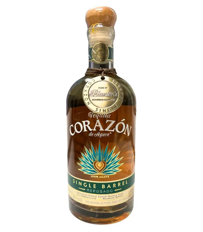 Corazon Single Barrel Reposado Aged In Blanton's Bourbon Barrels - Tequila