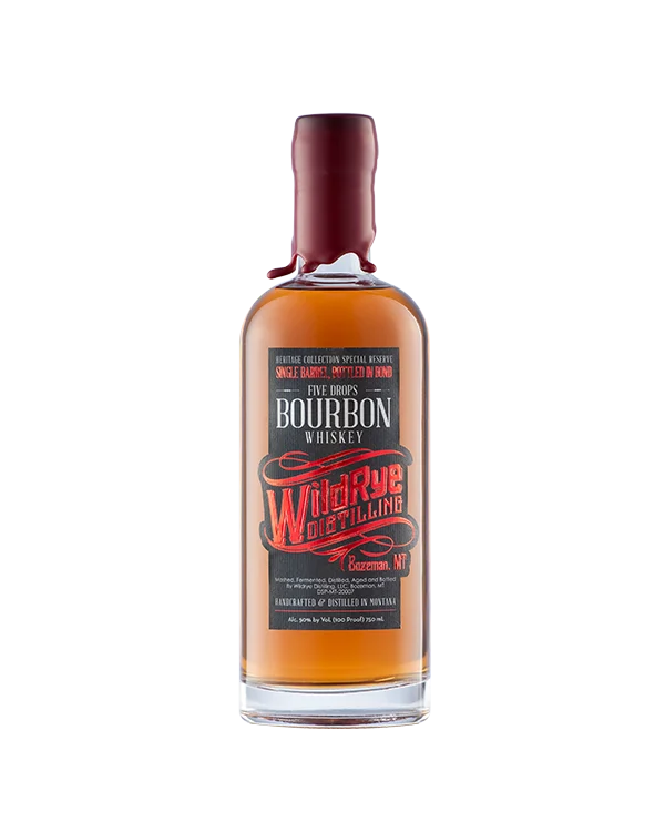 Wildrye Single Barrel Bottled in Bond 5 Drops Bourbon Whiskey - Rum