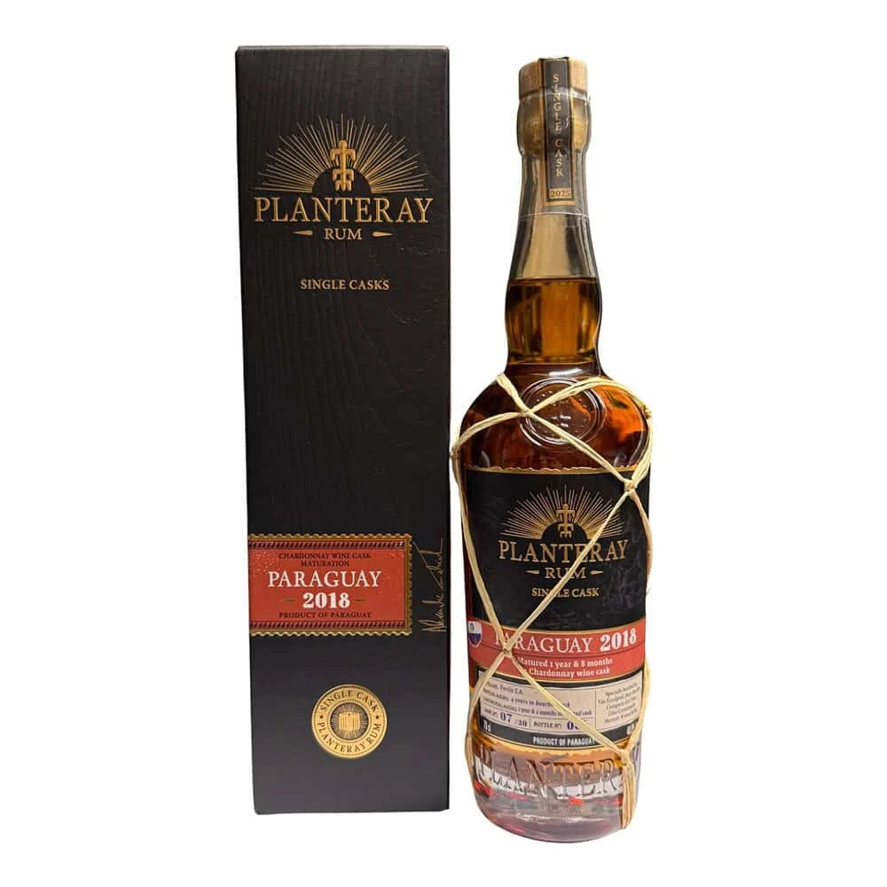 Planteray Single Cask 2025 Paraguay 2018 Chardonnay Finish Rum | 700ML