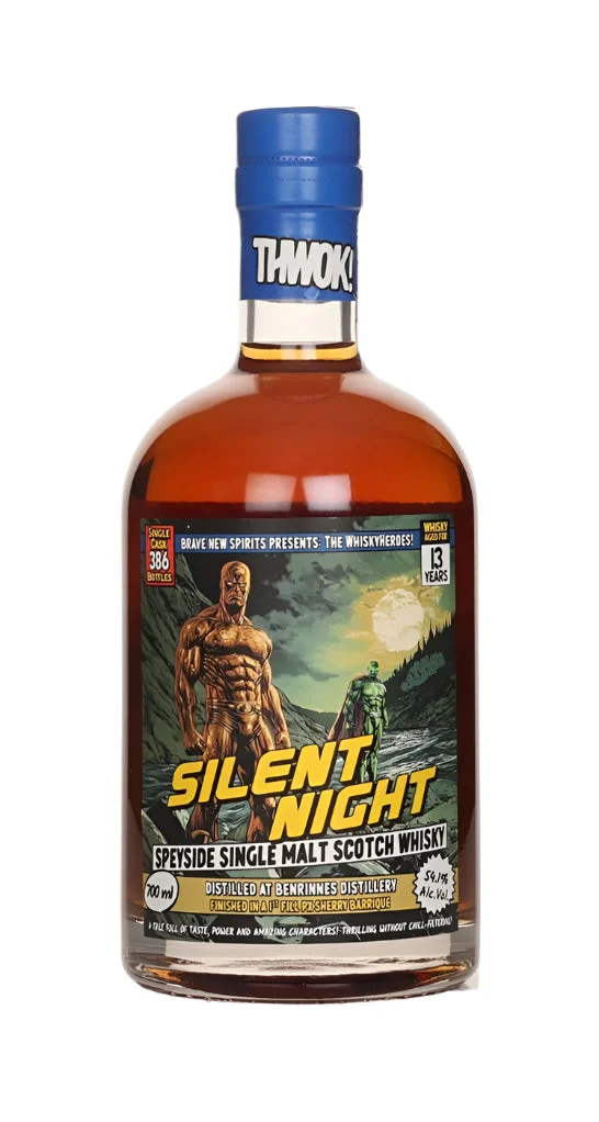 Benrinnes 13 Year Old - Whiskyheroes (Brave New Spirits) Silent Night Single Malt Scotch Whisky | 700ML