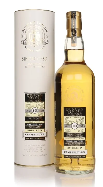 Campbeltown Blended Malt 10 Year Old 2014 Cask #11991 Single Cask Duncan Taylor Single Malt Scotch Whisky | 700ML - Whiskey